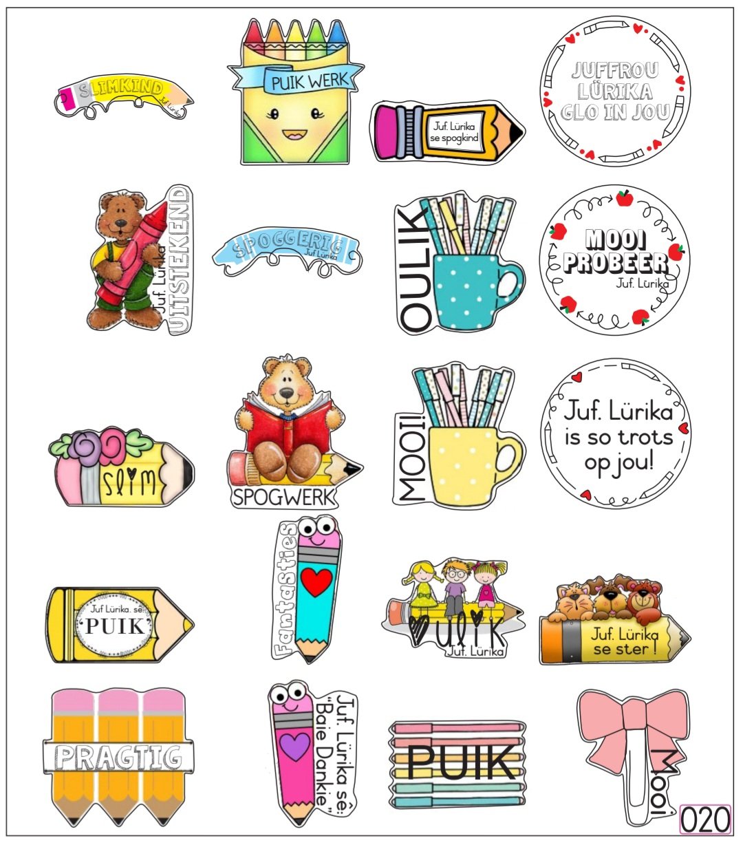Teacher Stickers 020 - Ella's Creations